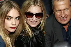Mario Testino, Kate Moss a Cara Delevingne, 2014