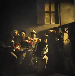 Naturalismus – Caravaggio: Povolání svatého Matouše (1601)