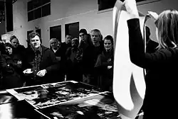 Carl de Keyzer se svými studenty na workshopu
