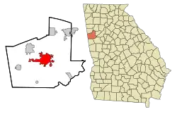 Carrollton na mapě