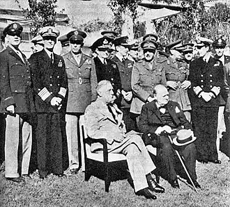 Roosevelt a Churchill Casablanská konference, 1943