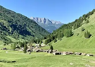 Údolí Frgidolfo nad Ponte di Legno