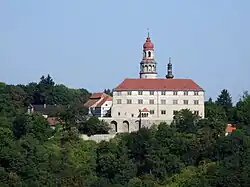 pohled od centra města