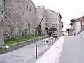 Opevnění a katapult