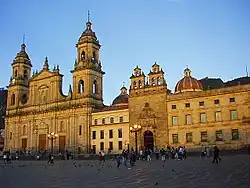 Bogotská katedrála na Plaza de Bolívar