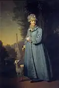 Portrét Kateřiny II. na procházce v carskoselském parku, 1794