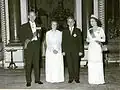Britská královna Alžběta II. a Ceaușescu v Buckinghamském paláci (1978)
