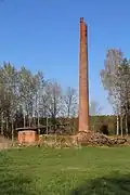 Rozpadající se komín