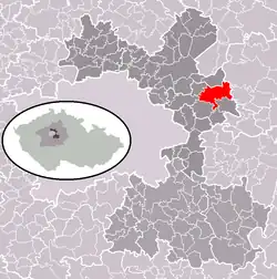 Čelákovice na mapě