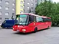 SOR BN 12 na lince H2 v otočce Centrum Zahradní Město, květen 2012