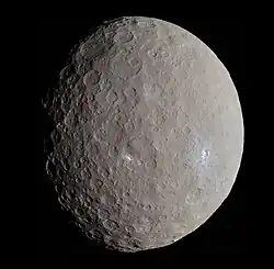 Ceres zachycená sondou Dawn 19. února 2015.