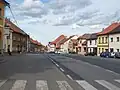 Hlavní silnice v Cerhovicích