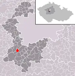 Černolice na mapě