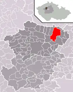 Černuc na mapě