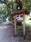 Infotabule naučné stezky Cesta kolem Světa