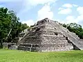Mayská pyramida v Chacchoben