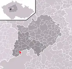 Chaloupky na mapě