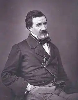 Champfleury kolem roku 1860 na Nadarově fotografii