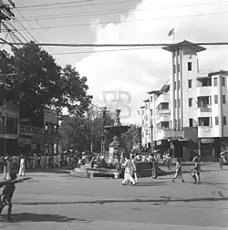 Pohled na třídu v roce 1947.