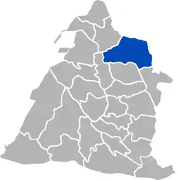 Čang-chua na mapě