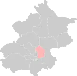 Čchao-jang na mapě