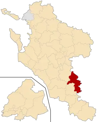 Kanton na mapě departementu Charente-Maritime