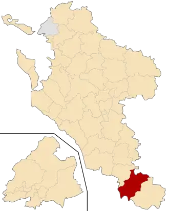 Kanton na mapě departementu Charente-Maritime