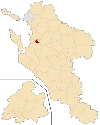 Kanton Rochefort-Sud na mapě departementu Charente-Maritime