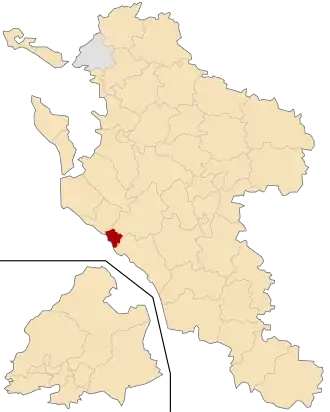 Kanton Royan-Est na mapě departementu Charente-Maritime