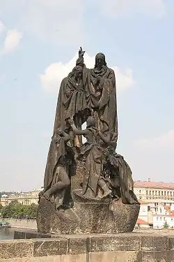 Sousoší sv. Cyrila a Metoděje, Karlův most v Praze