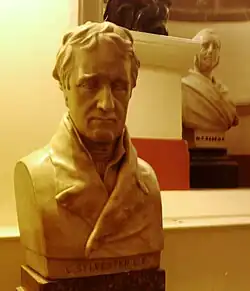 Sylvesterova busta v Derbském muzeu