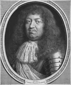 Portrét Charlese d'Alberta d'Ailly od Roberta Nanteuila, 1676