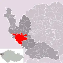 Cheb na mapě