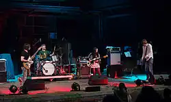 Chelsea Light Moving v roce 2013, zleva: Keith Wood, John Moloney, Samara Lubelski a Thurston Moore