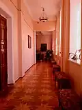 Interiér černihivské filharmonie jedné z levých chodeb budovy (2016)