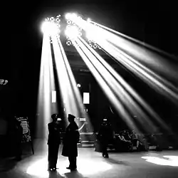 V čekárně společnosti Chicago Union Station, Chicago, Illinois, 1943