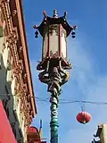 Detail dračí lampy