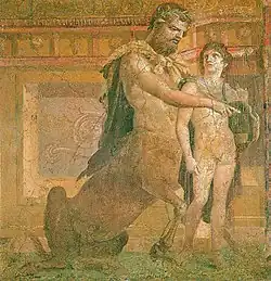 Cheirón a Achilles