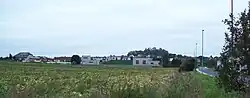 Chloumek z jižního pohledu z Chloumecké ulice