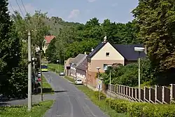 Ulice směrem k Blšanům