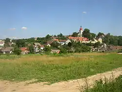 Místní část Chlum s kostelem sv. Václava