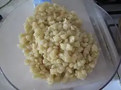 Chlupaté knedlíky ve formě noků