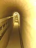 Chodba v tělese přehrady