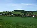 Chodská Lhota směrem od Výrova