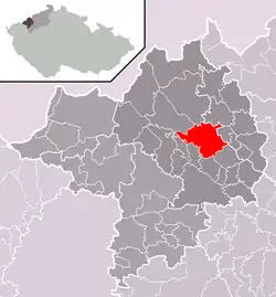 Chomutov na mapě