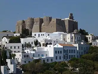 Patmos: chóra a klášter sv. Jana