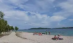 Pláž v Kućišti