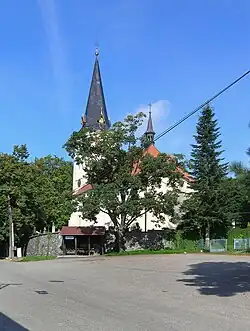 kostel sv. Havla se zastávkou