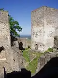 Hrad Choustník nad stejnojmennou obcí