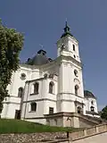 exteriér kostela